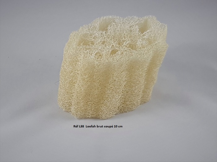 loofah coupé 10 cm